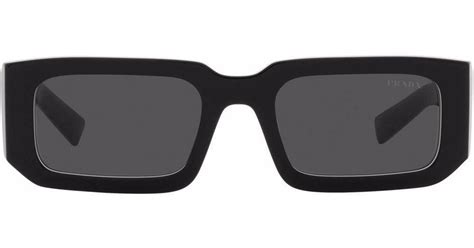 prada zonnebril rechthoekig|Prada Eyewear rectangle.